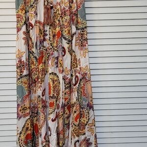 Paisley Print Bell Pants